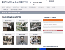 Tablet Screenshot of erasmus1248.de